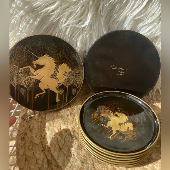 MCM • Retro • Otagiri Unicorn • Coasters • Bud Vase • Ashtray - Picture 4 of 6